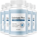 (5 Pack) Quietum Plus - Formule de supplément officiel Quietum Plus avancé, Original Quietum Plus Avis, Toutes les formules naturelles QuietumPlus avancées pour une oreille saine, 300 capsules pendant 5 mois