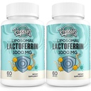 Liposomal Bovine Lactoferrin 1000 mg - for Iron Absorption & Immune Function Lactoferrin Supplements for Adults, 60 Softgels (2 Bottle)