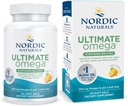 Nordic Naturals Plant based Ultimate Omega, Lemon Flavor - 60 Gels mous végétariens - 1210 mg Omega-3 - Vegan EPA et DHA - Supplément fabriqué à partir d'algues - Cerveau et soutien cardiaque - Non-OGM - 30 portions
