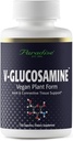 Paradise Herbes V-Glucosamine Supplément, Tissu et Santé articulaire, Super Potent, Ultra Pure, Vegan, Non OGM, Sans gluten, 120 Capsules végétariennes