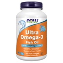 MAINTENANT Compléments alimentaires, Ultra Omega-3, 500 EPA et 250 DHA, support cardiovasculaire*, softgels gélatine à 180 poissons