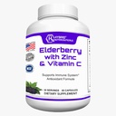 Hybride Nutraceutiques Capsules de mûrier noir, avec Echinacea, Turmeric, Ail, Zinc, Vitamines C, E et B6, Probiotiques et L-Glutamine (60 Capsules)