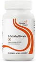 Seeking Health L-Methylfolate 1mg Supports Healthy MTHFR, Mood, and methylation- 60 Capsules