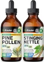 BIO KRAUTER Pine Pollen Teinture 4 Fl. Oz. & Stinging Nettle Teinture 4 Fl. Oz.