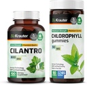 BIO KRAUTER Cilantro 100 Capsules & Chlorophylle 90 Gommies