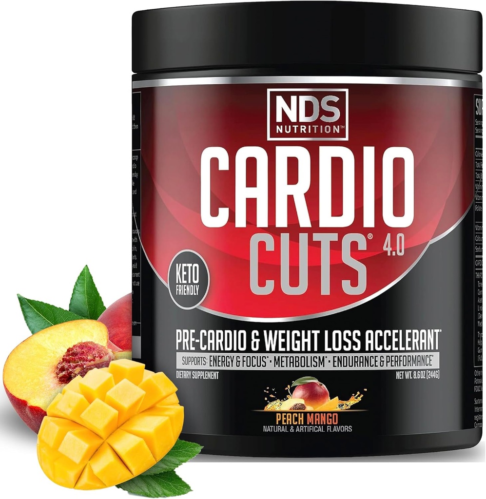 NDS Nutrition Cardio Cuts 4.0 - Peach Mango, 20 portions (paquet de 1)