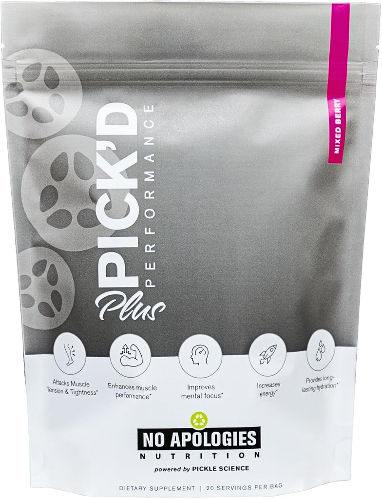 Supplément de performance plus, 20 portions, soutient la fonction musculaire, focale, énergie et hydratation