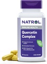 Natrol Quercetin Complex, supplément diététique pour la santé immunitaire, suppléments Quercetin avec vitamine C et agrumes bioflavonoïdes, 50 capsules, jusqu'à 25 jours d'approvisionnement