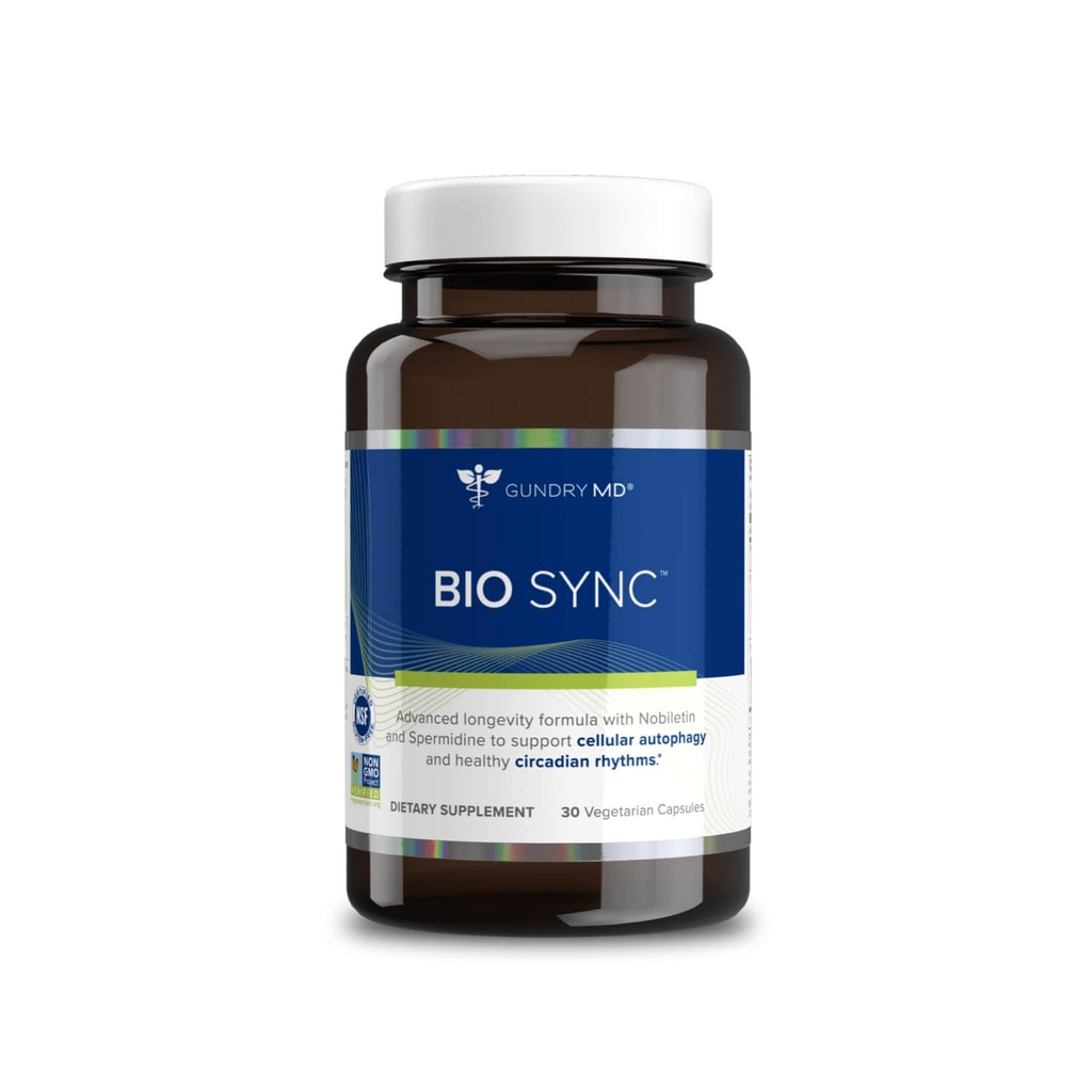 Supplément Gundry MD® Bio Sync pour l'énergie diurne, soutient la concentration et la mémoire†* - (30 services)