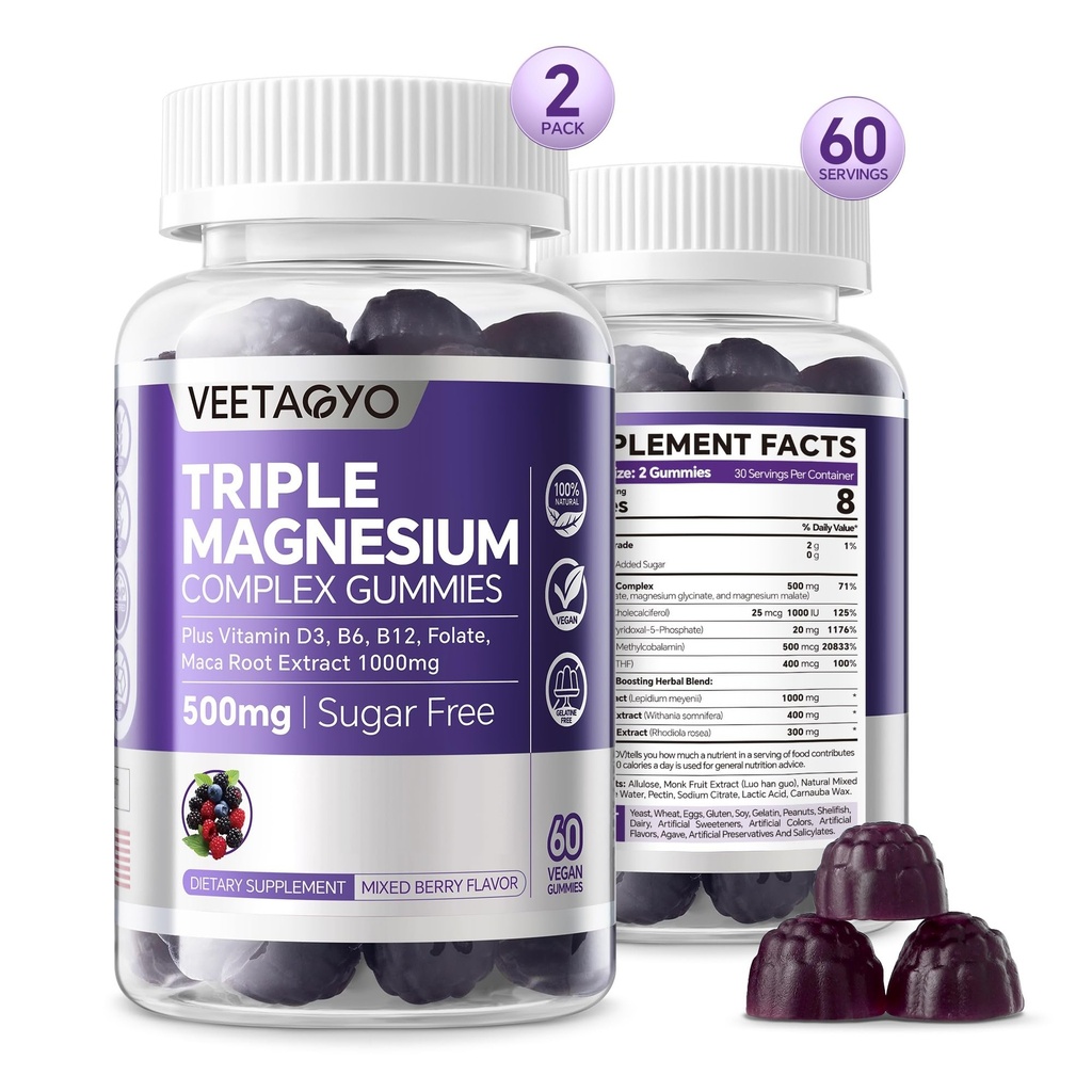 Magnésium Gummies 500mg 400mg.