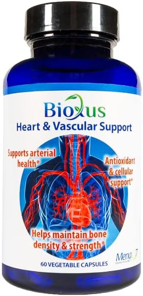 Supplément de soutien cardiaque et vasculaire PotentSea, vitamine K2, vitamine D3, et acide lipoïque alpha, soutien cellulaire, anti-âge, coeur, santé cognitive, 60 Veg Cap