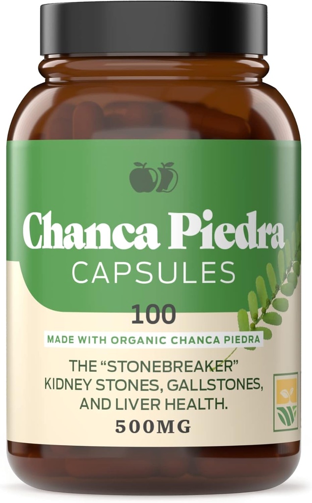 Produits naturels complets Chanca Piedra 100 Capsules & Chanca Piedra Extract 8oz