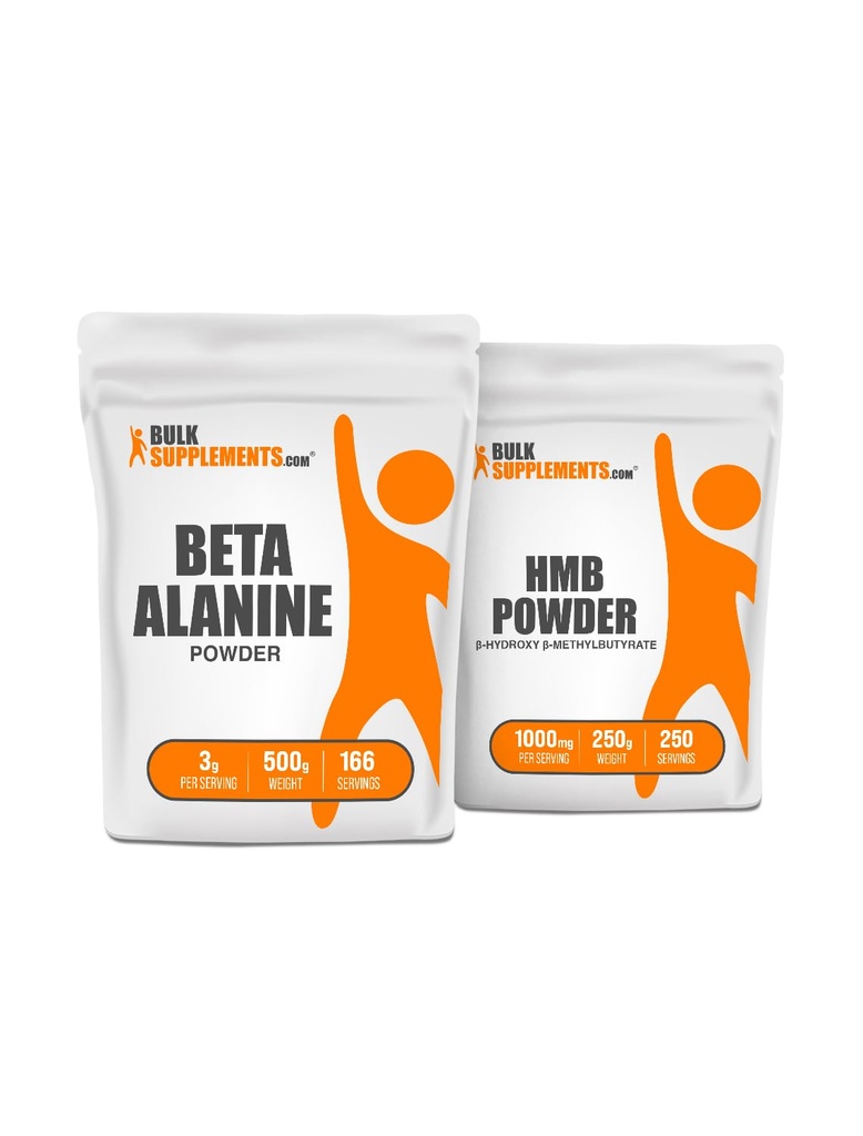 Suppléments en vrac Beta Alanine 500g + HMB 250g