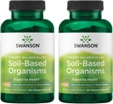 Swanson Mélange dynamique équilibré Organismes basés sur le sol 5 milliards Cfu 90 Veg Caps 2 Pack