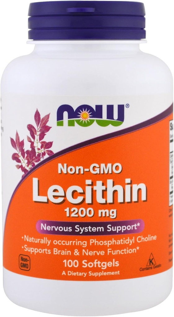 Now Foods Now Foods, (2 Pack) Lécithine, 1200 mg, 100 Softgels