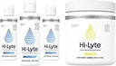 Poudre d'électrolyte Hi-Lyte, mélange quotidien de supplément d'hydratation, 90 portions D'arôme rafraîchissant léger (Lémonade) D'électrolyte Hi-Lyte Concentré pour le soutien immunitaire, 20%+ Plus de portions de potassium 144