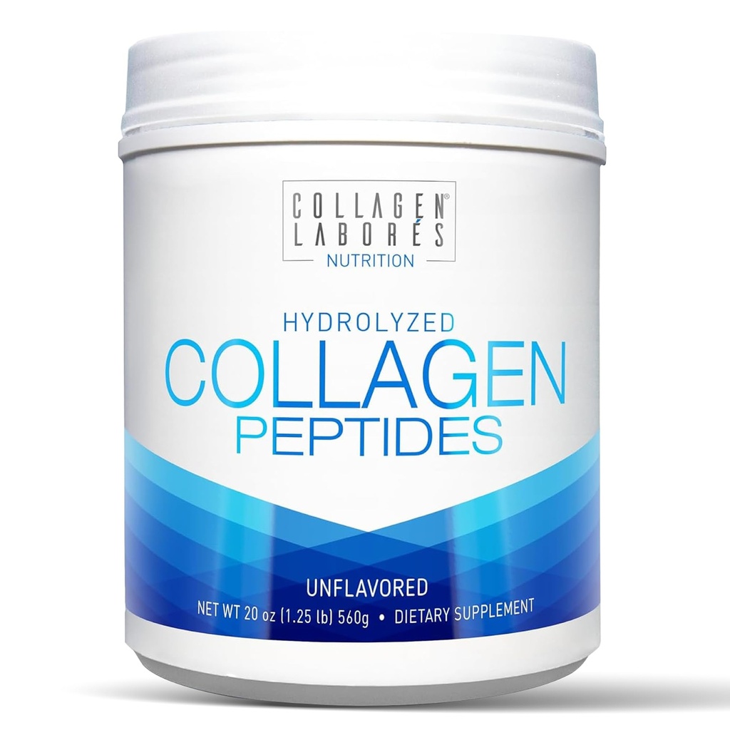 Pure Hydrolyzed Collagen Peptides (20 oz) – Unflavored Collagen Powder – Grass-Fed, Pasture-Raised – Non-GMO, Gluten-Free – Keto & Paleo Friendly – GMP Certified – Easy to Mix