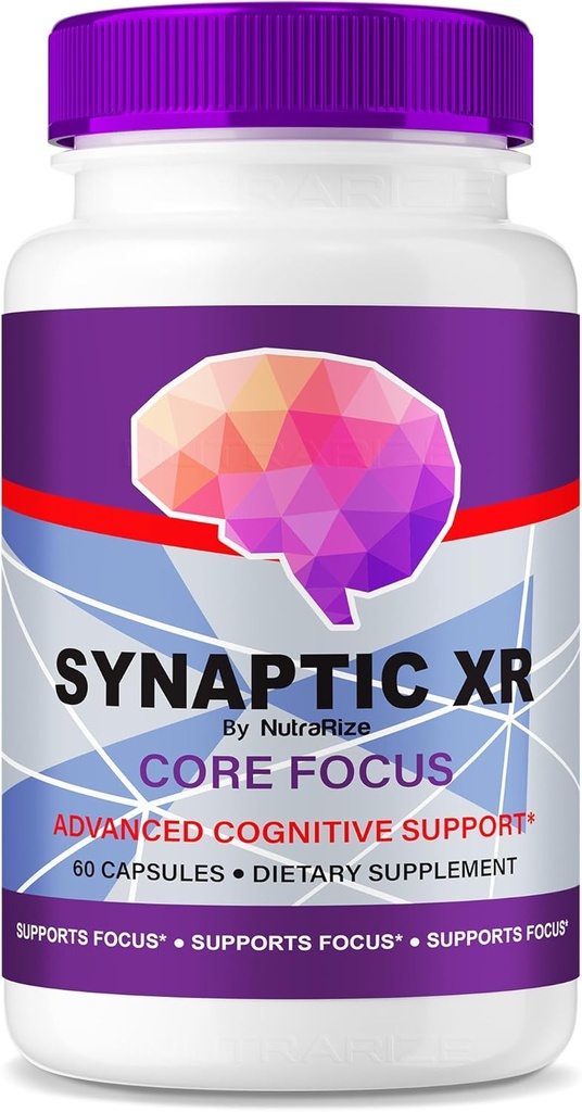 NutraRize Synaptic XR – Capsules de soutien quotidiennes avec un mélange équilibré pour le focus, la netteté et la performance quotidienne.