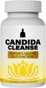 Candida Cleanse, Gut & Colon Support, Probiotique avancé et formule à base de plantes, Oregano Leaf, Wormwood, Noyer noir, Caprylic Acid-1 pour les hommes et les femmes, 60 Capsules