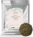 Starwest Botanicals Organic Alfalfa Leaf - L'herbe à feuilles longues séchées pour la nutrition, l'utilisation dans le thé, le jus et les smoothies, coupée et tamisée, certifiée Kosher, non-OGM - vrac 1 lb sac