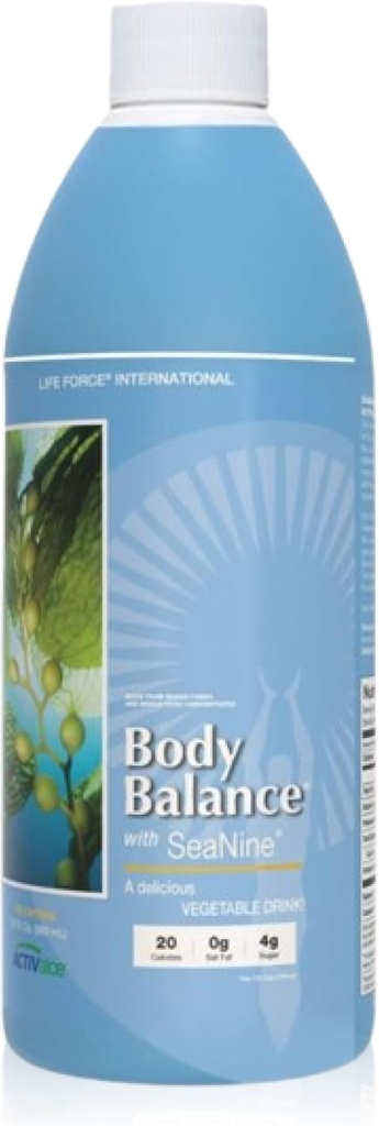 Youngevity Body Balance Nutrition basée sur les plantes terrestres et marines - Légumes de mer, Kelp, Nori, miel, Aloe Vera et plus - 75+ Nutriments avec vitamines, minéraux, acides aminés - (32 Fl Oz) (1)
