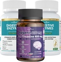 Apigenin avec L-Theanine + Enzymes digestifs Wellness Bundle – Relaxation naturelle, stress et soutien digestif