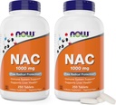 Aliments NAC 1000 mg, 250 comprimés (paquet de 2), supplément N-acétyl-cystéine, 1000 mg (1 gramme) par comprimé - Végétarien, non-OGM
