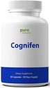 PureNature Cognifen - Soutien mémoire Nootropic avec Bacopa, Phosphatidylsérine, Huperzine A, DHA, Choline et plus - Non-OGM, sans gluten, 60 capsules