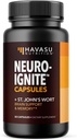 Suppléments Cerveau NeuroIGNITE pour mémoire et focus - 30 Compte - Supplément Cerveau Nootropique avec Bacopa, Ginkgo Biloba, St. John's Wort, Phosphatidylsérine - Capsules non OGM, 1 mois d'approvisionnement