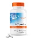 Médecins Meilleur supplément L de Tyrosine pour les hommes et les femmes - L-Tyrosine 500mg Capsules, Soutien Cerveau pour les adultes, Amino Acid Support 500 mg, Précurseur pour la production de thyroxine par Thyroïde - 120 Vég Caps