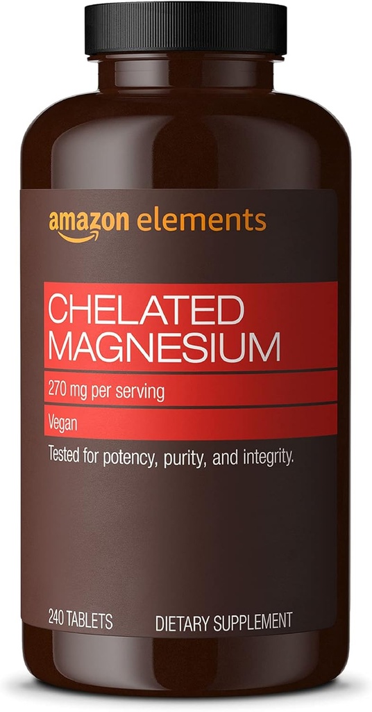 Éléments - Magnésium chélaté, 240 comprimés, 270 mg par portion