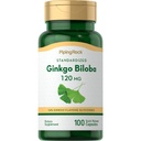 Piping Rock Ginkgo Biloba Suppléments 120mg.100 Capsules.