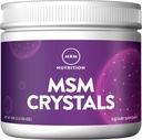 MRM Nutrition MSM Cristaux purs Biodisponible Poudre de soufre pour la santé articulaire, les cheveux, la peau et le soutien des ongles