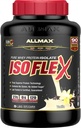 AllMAX Nutrition - ISOFLEX Poudre de protéines de lactosérum, isolat de protéines de lactosérum, 27g de protéines, vanille, 5 livres
