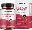 Vitamines pour Ménopause Capsules de soutien pour femmes - Herbal 12-in-1- Hormone Balance avec Cohosh Noir,Ashwagandha, DIM, Magnésium, Chasteberry, B6, B12- et plus dans une nouvelle formule