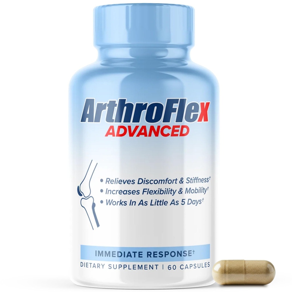 MAXLIFE NATURALS ArthroFlex Advanced Joint Health Supplement – 60 Capsules - Suppléments articulaires vitaux pour les femmes et les hommes, Supplément de collagène de type II, fabriqués aux États-Unis suppléments de soins de santé