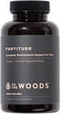 Aux Bois Fortitude Complete Multivitamine Support pour les hommes - 20 Fruits et légumes crus biologiques, 24 Vitamines et minéraux essentiels - Santé immunitaire, Energy Booster (1 bouteille, 30 capsules)