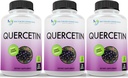 DOCTEUR COMPLÉMENTS RECOMMANDÉS Quercetin 1000mg par portion - (Vegan, non-OGM) (120 Capsules de Veggie, boîte de 3)