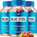 Gummies en acier bleu - Gummies de chanvre en acier bleu, Gummies de chanvre en acier bleu - Préparation avancée de l'huile de chanvre naturel, Gummies de chanvre en acier bleu Avis (3 Pack - 180 Gummies)