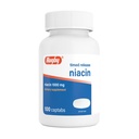 Rugby Timed-Release Niacin 1000mg Dietary Supplement for Adults for Energy, Circulation and Metabolism Support, 100 Captabs (Pack of 1)
