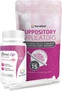 NutraBlast Acide borique Suppositoires vaginales 600mg avec Applicateur, 30 Suppositoires et 15 Applicateurs - Soins Féminins - Fabriqué aux États-Unis