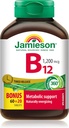 Jamieson Vitamine B12 (Cobalamine) 1200mcg, libération dans le temps, 80 comprimés