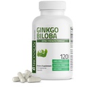 Bronson Ginkgo Biloba Extra Strength Supports Cerveau Fonction & Support Mémoire, 120 Capsules Végétariennes