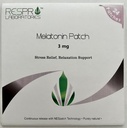 Respro Labs Mélatonine Patch naturel, 3 mg (par lot) Libération continue - 24 Patches