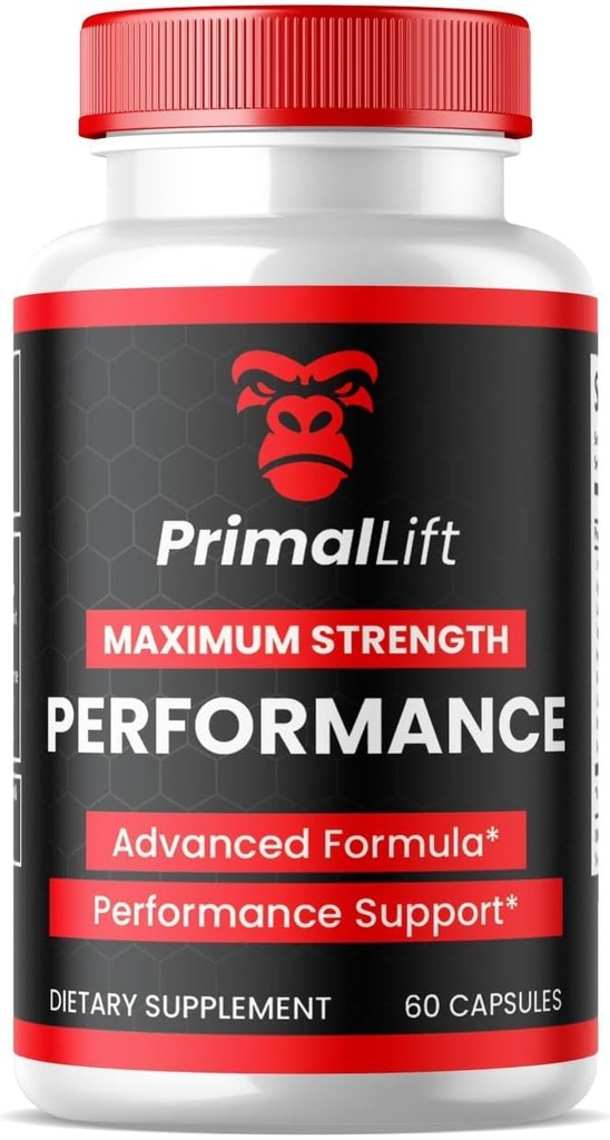 SPRESSO (1 pack) Capsules de levage Primal - Formule officielle pour l'endurance et la performance, Primal Lift pour les hommes, Primal Lift Male Capsules, PrimalLift Capsules, All Natural Support, Revue (60 capsules)