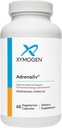 XYMOGEN Adrenaliv - Supplément de soutien adrénal pour promouvoir la réponse du corps au stress, promouvoir l'énergie et l'endurance - Rhodiola Rosea, Eleuthero, Complexe adrénal, réglisse, vitamine B6 (60 capsules)