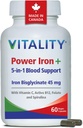 Vitalité Puissance Fer et Spiruline, 60 CT