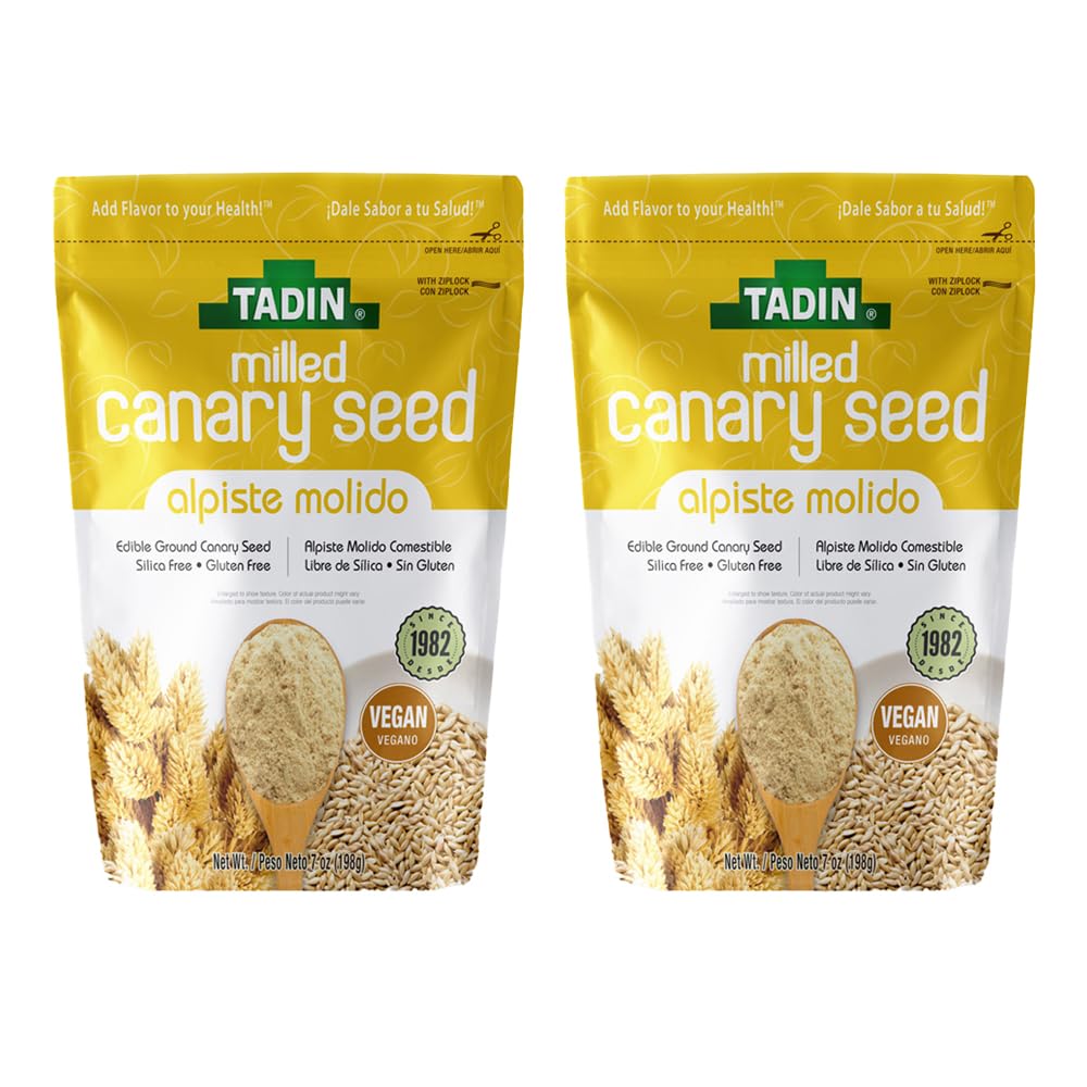 Graines de Canaries au sol Supplément alimentaire 100% naturel pour la consommation humaine (2 P... par Tadin