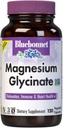 Bluebonnet Nutrition Glycinate de magnésium 400mg Absorption maximale Complexe minéral soutient la production d'énergie et la fonction enzymatique - Non-OGM, sans soja, sans gluten - 120 Capsules de légumes