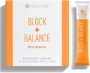 NeoraFit - Block+Balance Pre and Probiotic Powder - Usage quotidien, support de cravache, mélange de vitamine C & B, boîtes de bâton pratique - 30 Compte